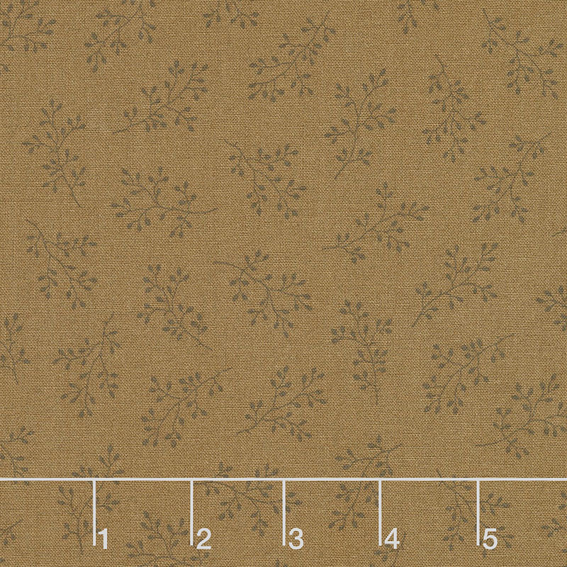 Olive Branch - Coffee Yardage