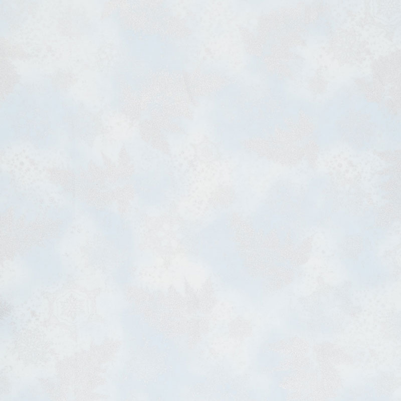 Holiday Flourish 12 - Peacock Branches Ice Metallic Yardage