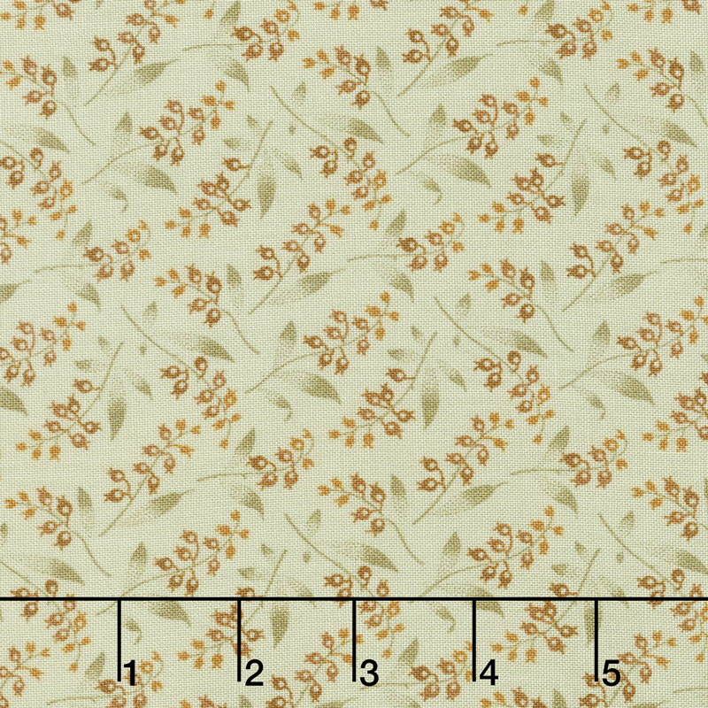 Bed of Roses - Lily of the Valley Mint Yardage
