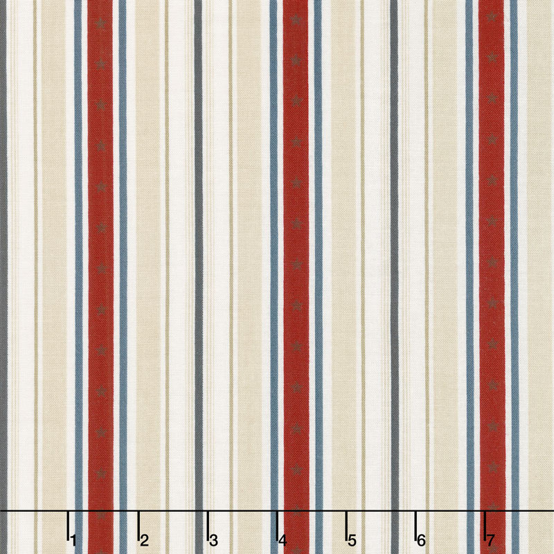 American Heritage - Stripe Tan Yardage