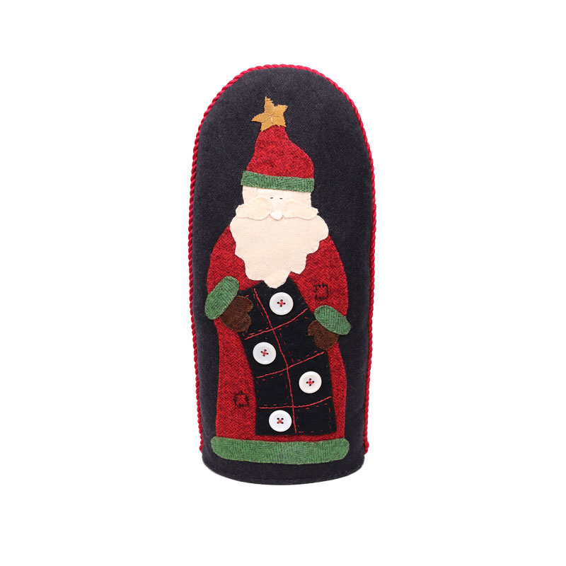 Quilting Santa Wool Felt Figurine Kit