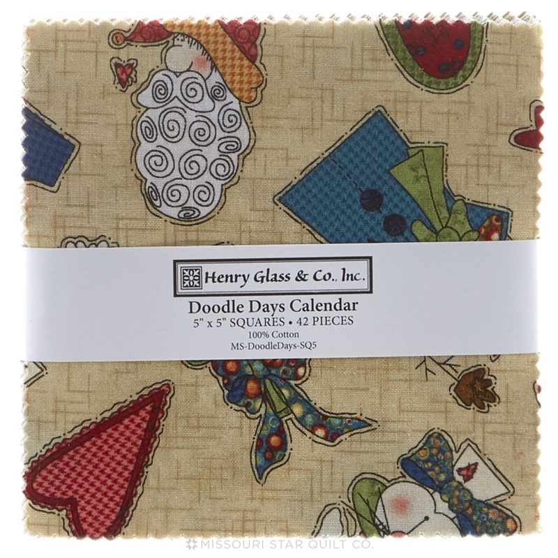 Doodle Days Calendar Charm Pack