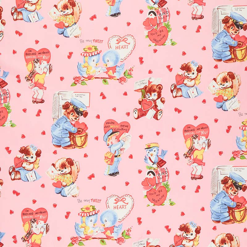 Love Letters - Main Pink Yardage