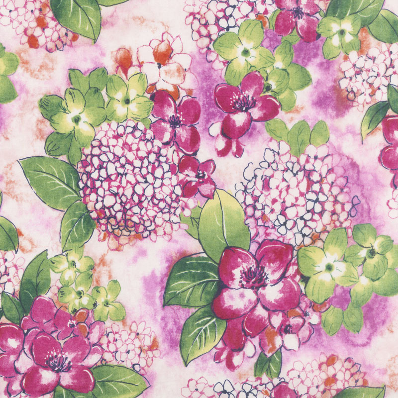Petal Park - Where Flowers Bloom Sweet Pea Fabric Yardage