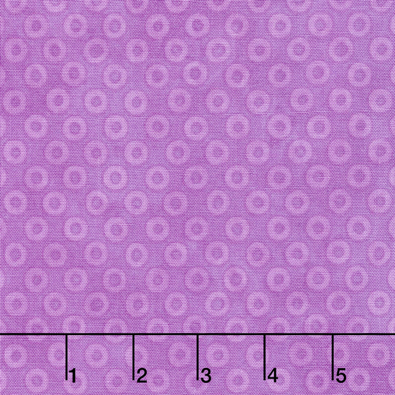 X's and O's - Wild Orchid Big Cheerios Purple Yardage