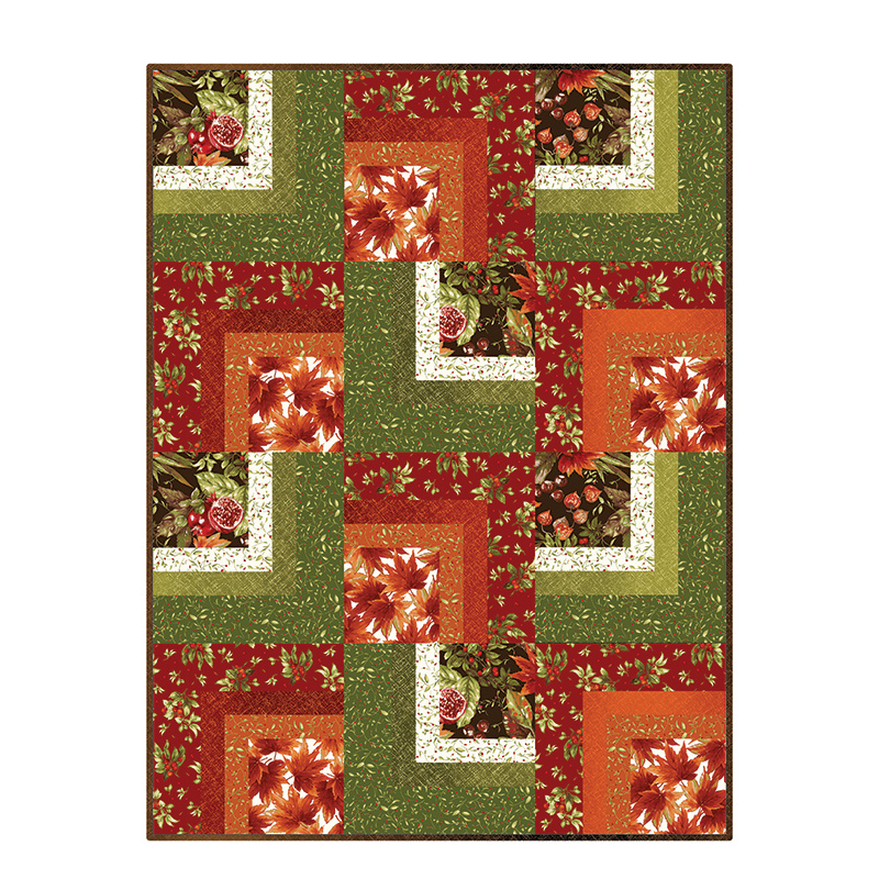 Bountiful Corner Cabin Quilt POD Kit