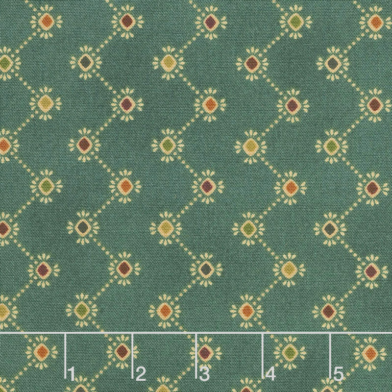 Wit & Wisdom - Zigzag Stripe Teal Yardage