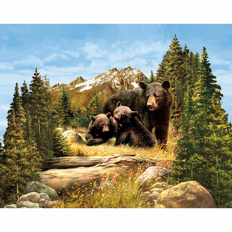 Majestic Outdoors - Majestic Bear Multi Digitally Printed Panel