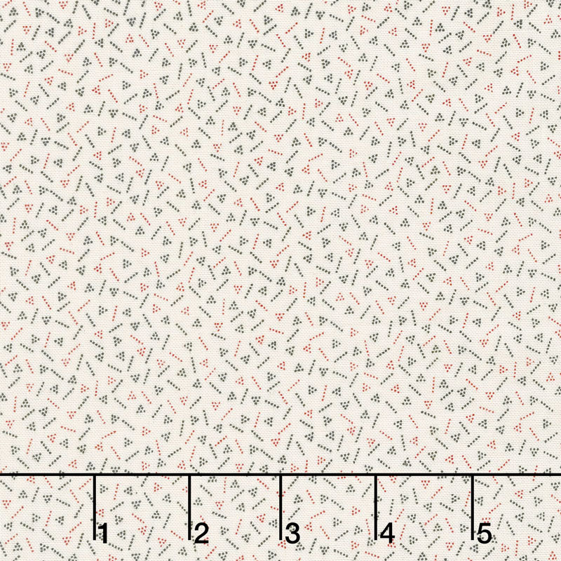 Tuxedo Prints - Triangles Orange Yardage