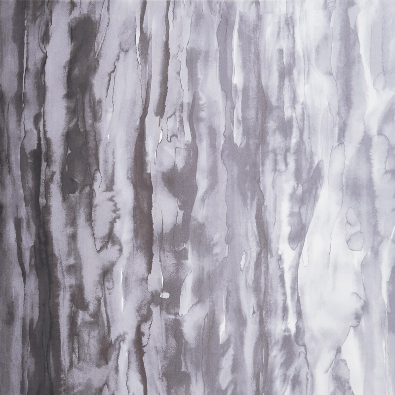 Gradients 2 - Onyx Watercolor Waves Digitally Printed Yardage