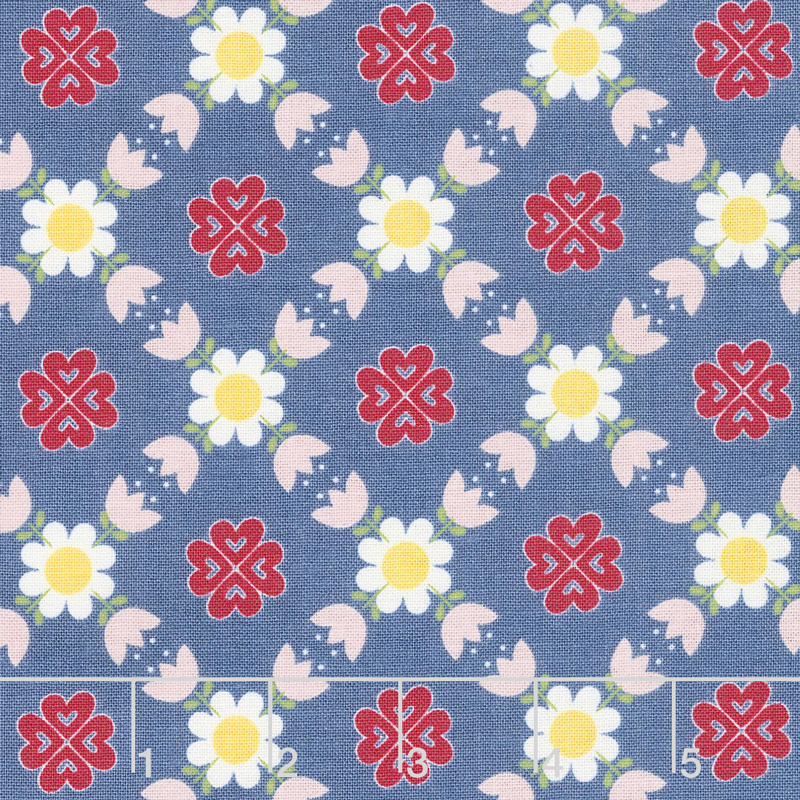 Gretel - Lattice Denim Yardage