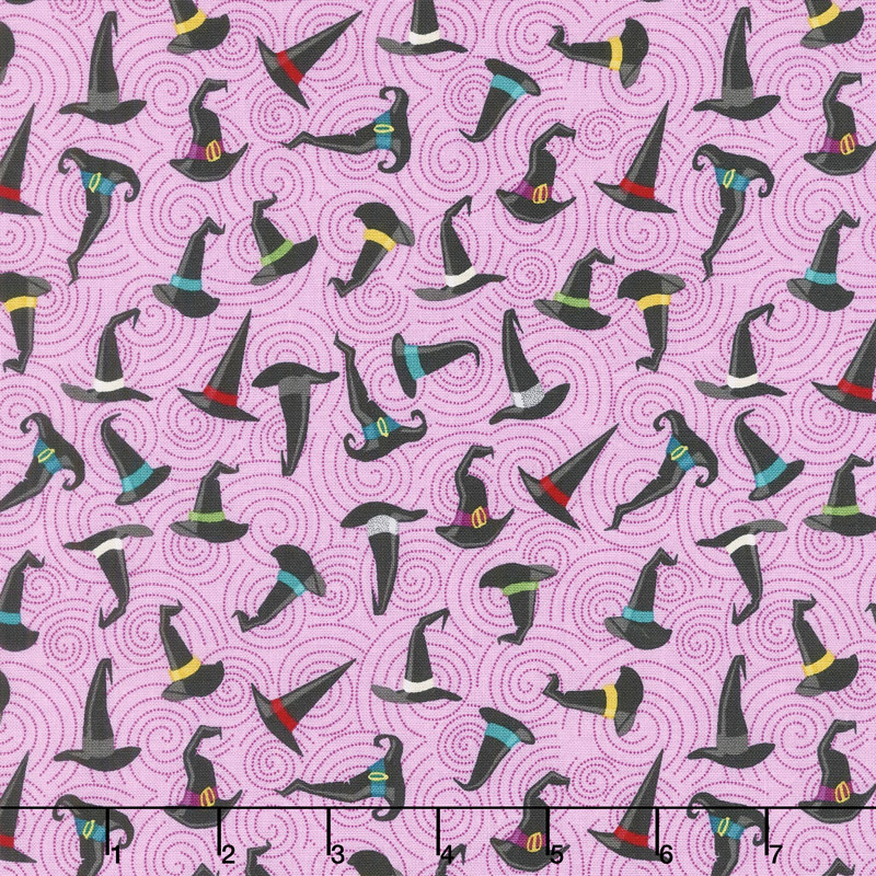 Haunted House - Hat Purple Yardage