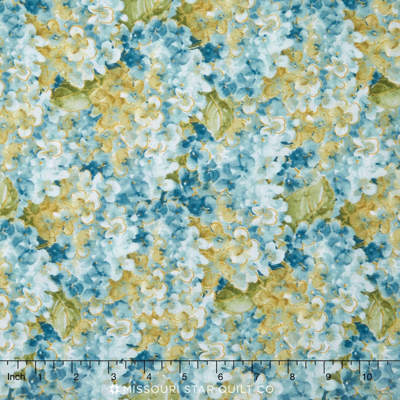 Rainbow Seeds - Hydrangea Blue Yardage
