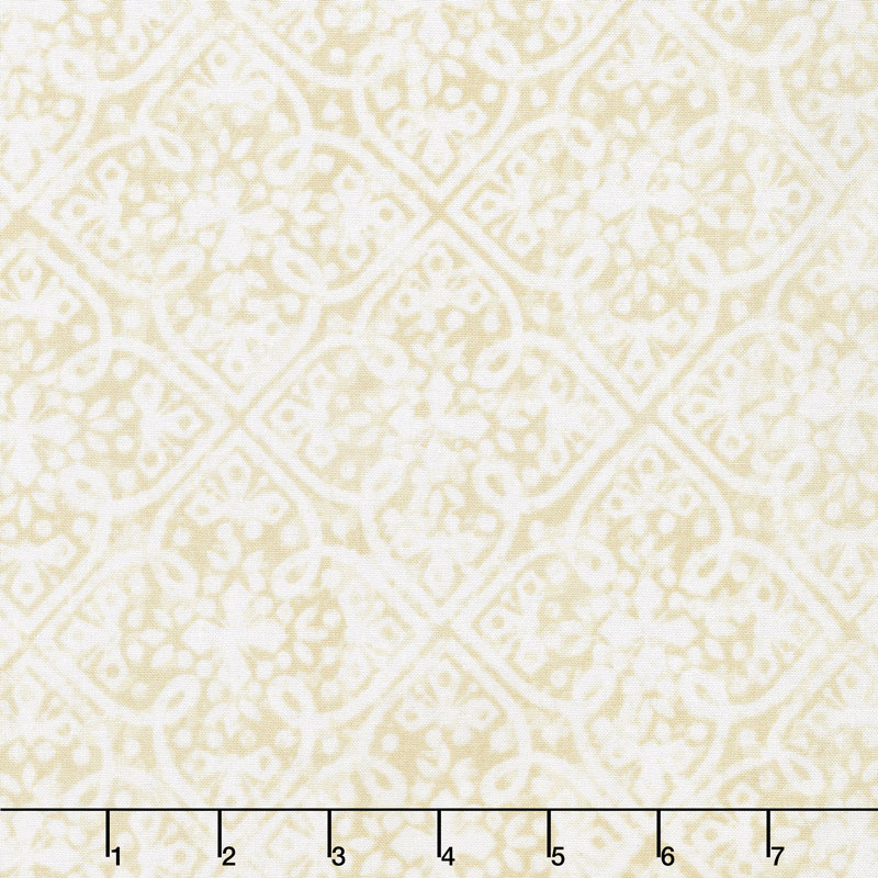 Paradise - Embossed Tonal Cream Yardage