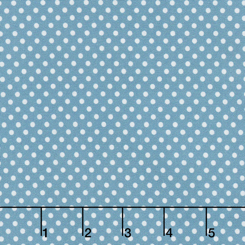 Teddy's Great Adventure! - Teddy's Dots Ocean Blue Yardage