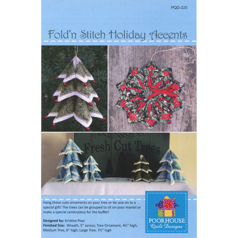 Fold'n Stitch Holiday Accents Pattern