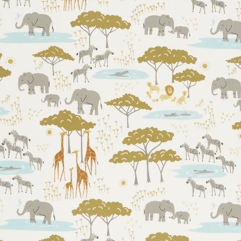 Safari Life - In the Native Cream Yardage