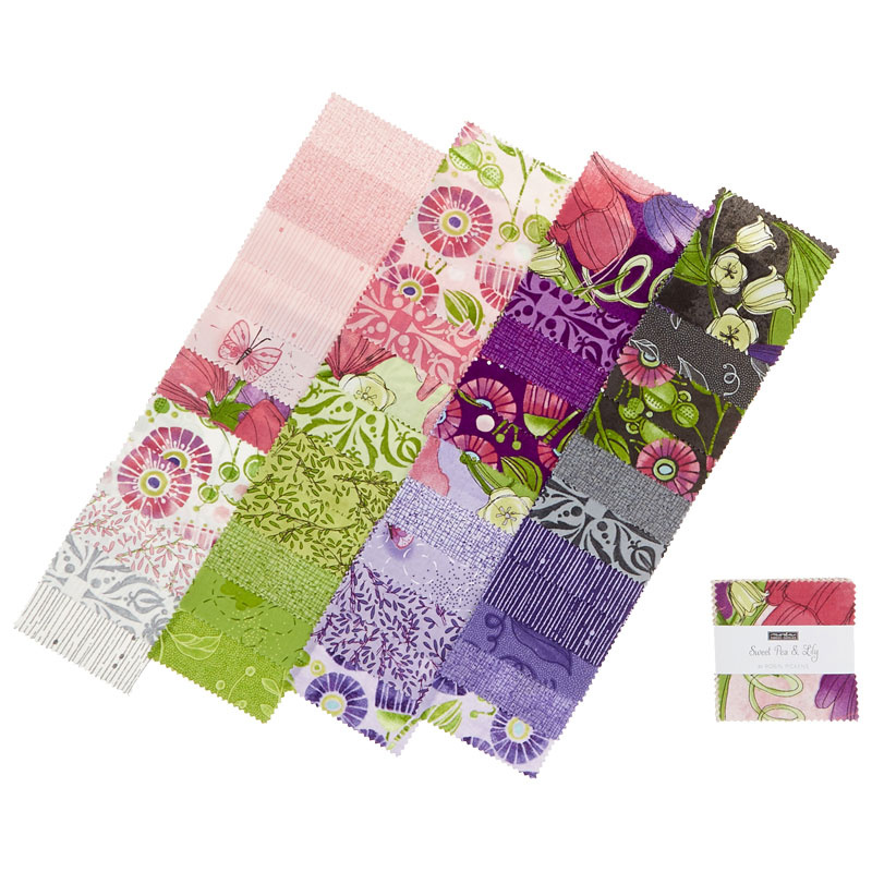 Sweet Pea & Lily Mini Charm Pack