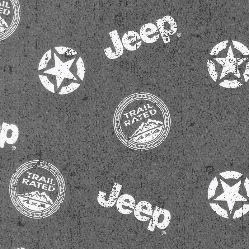 Jeep in the Wild - Jeep Toss Black Yardage