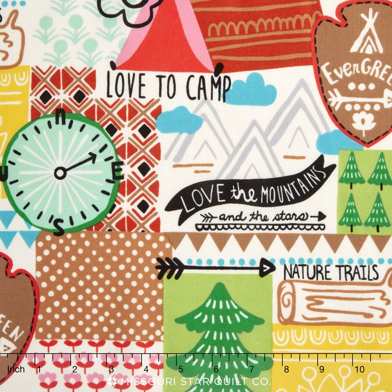 Nicole's Prints - Love to Camp Multi Yardage