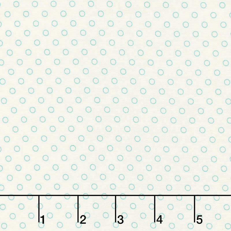 Aunt Grace Backgrounds - Dots Green Yardage