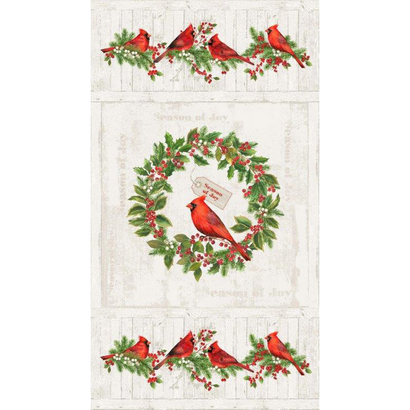 Cardinal Woods - Cream Multi Panel