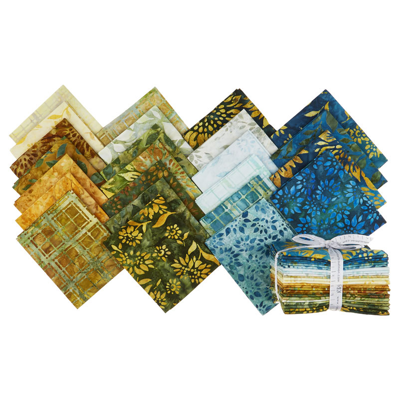 Artisan Batiks - Summer Flowers Fat Quarter Bundle