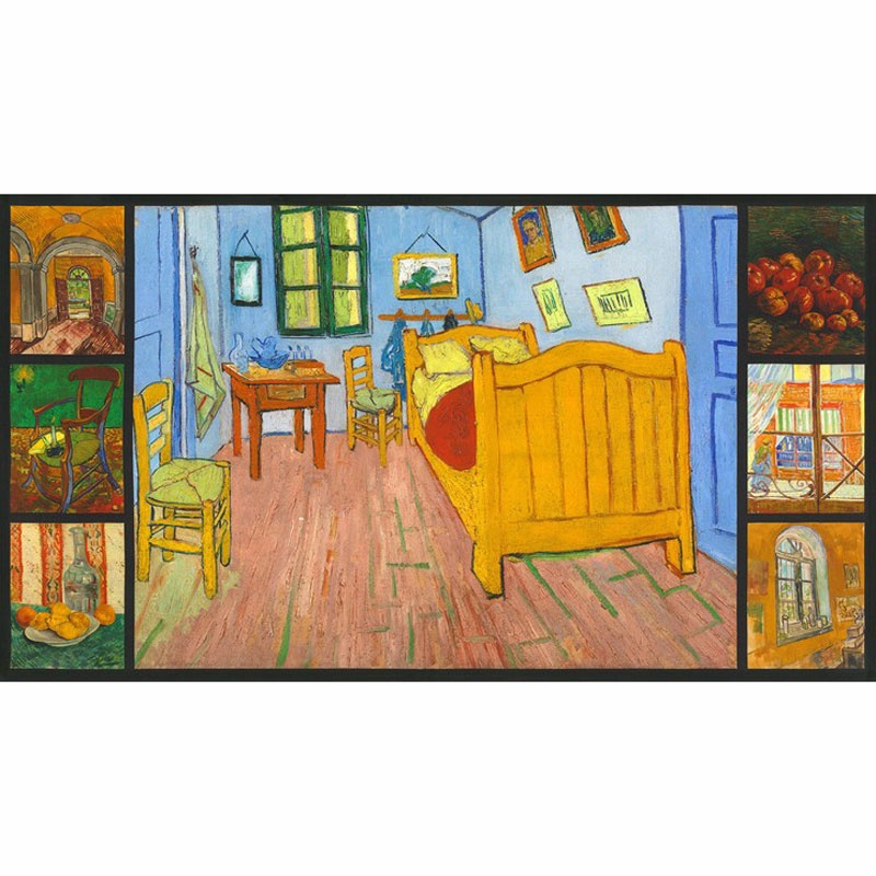 Vincent Van Gogh 3 - Bedroom in Arles Multi Digitally Printed Panel
