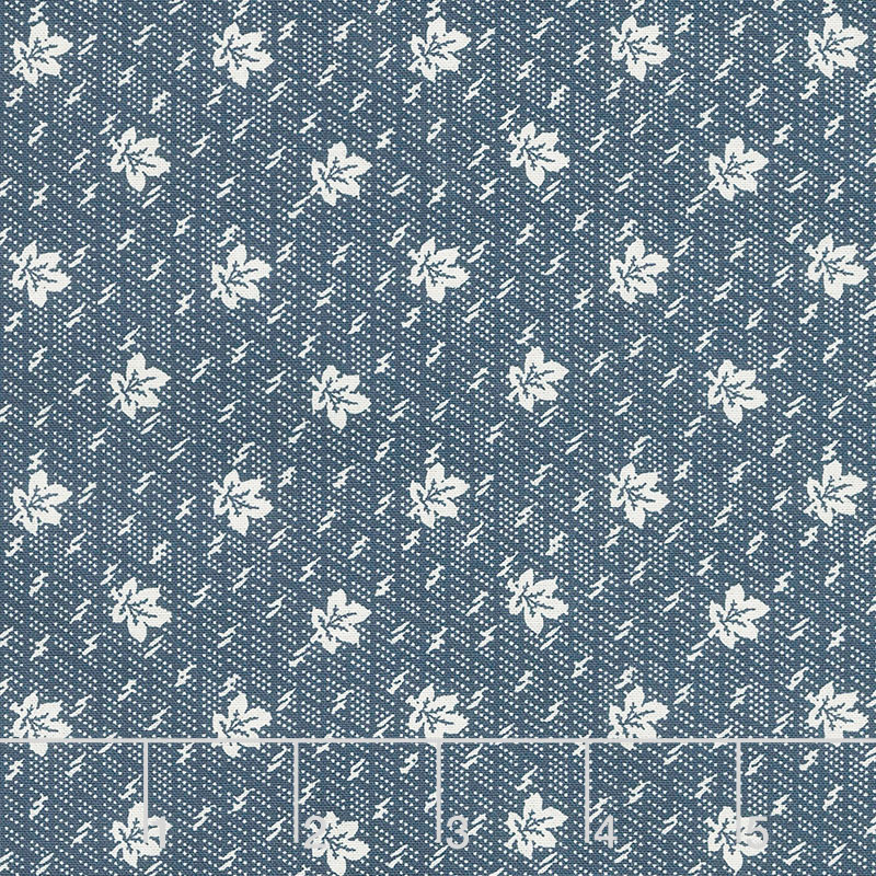 Walnut Creek - Oak Leaf Navy Yardage