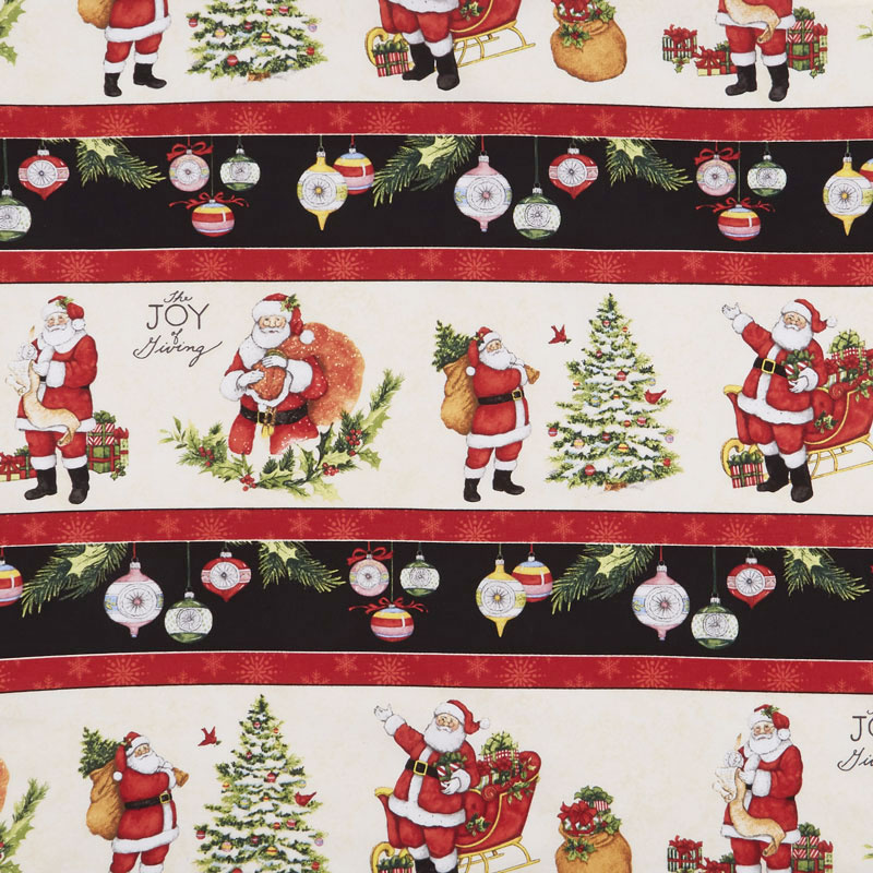 The Joy of Giving - Repeating Stripe Multi Yardage