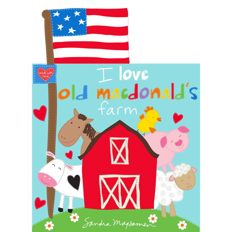 Huggable & Lovable Books - Macdonald's Farm Book Panel