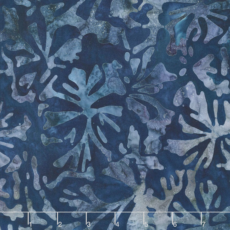 Artisan Batiks - Aqua Spa Coral Astral Yardage