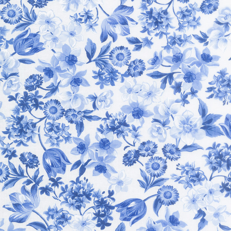 Summer Breeze VI - Spring Garden Ivory Yardage