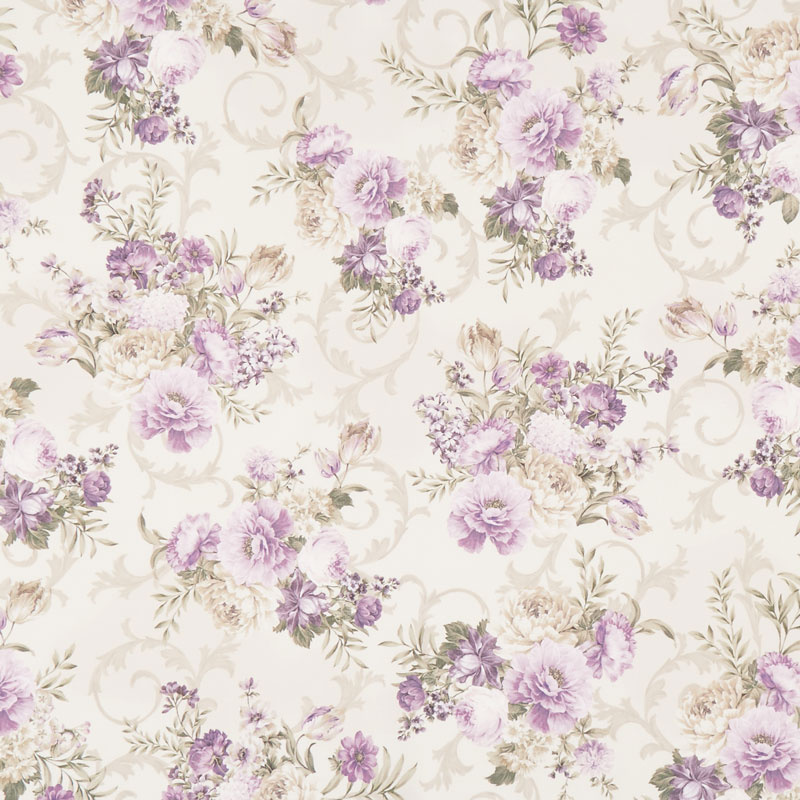 Meredith - Flowers Ivory Yardage