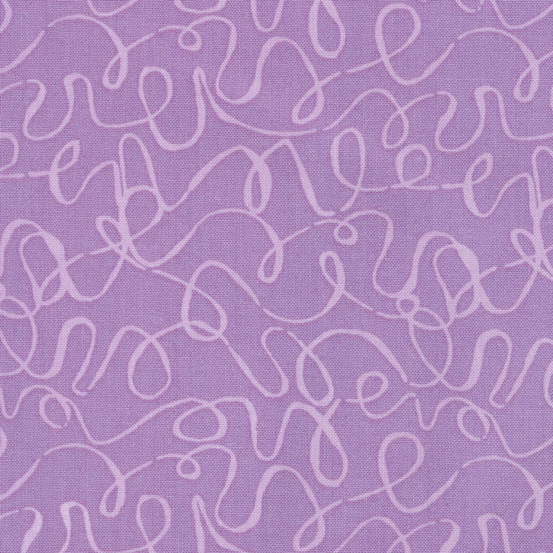 Scribbles - Lavender Yardage