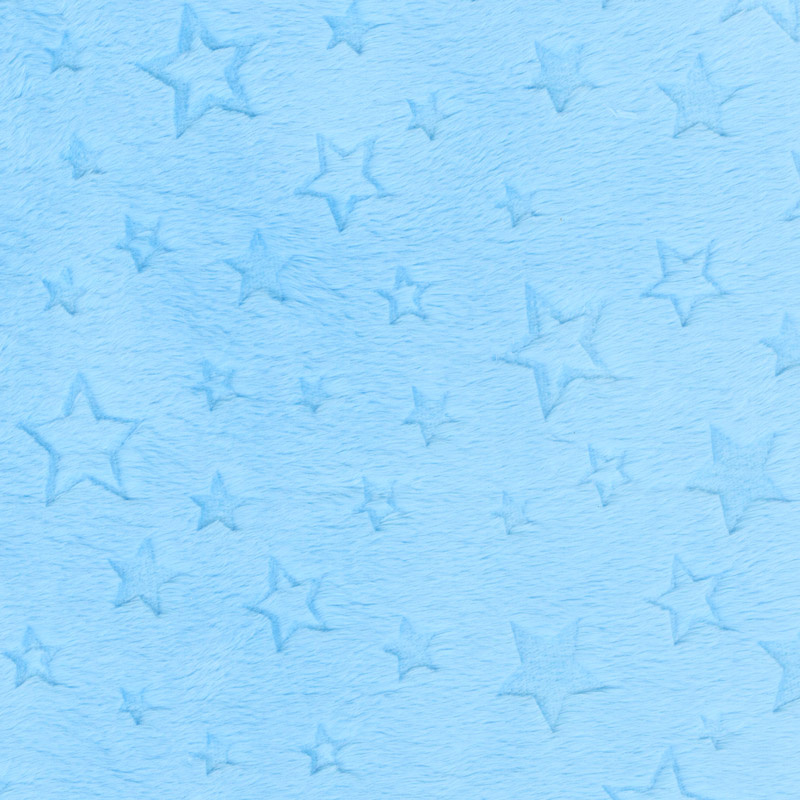 Cuddle Embossed Star - Turquoise 60