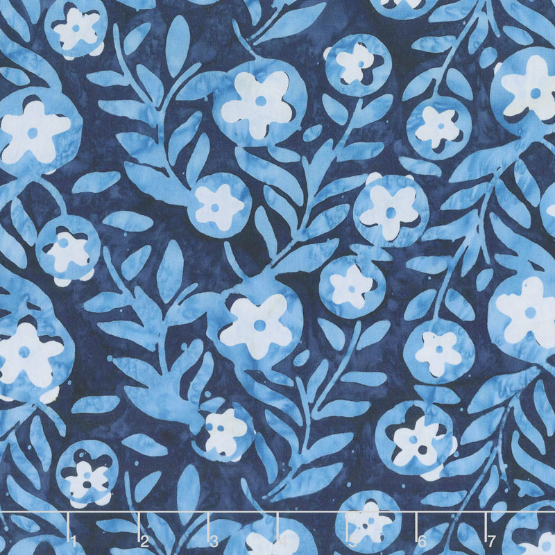 Calypso Batiks - Leafy Lagoon Yardage