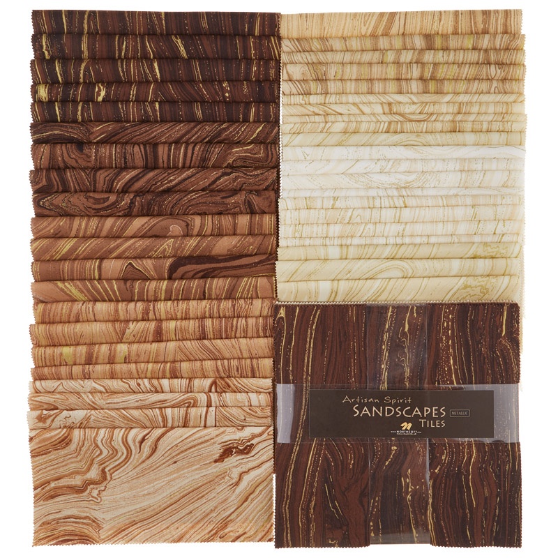 Artisan Spirit - Sandscapes Earth/Latte Metallic Tiles