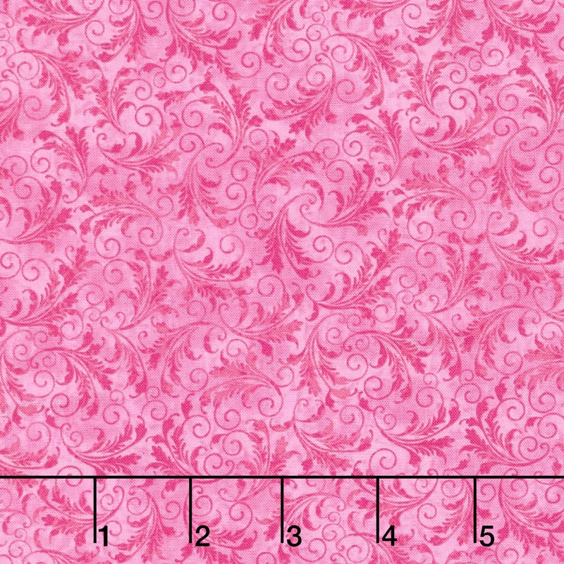 Echo - Tonal Filigree Bubblegum Yardage