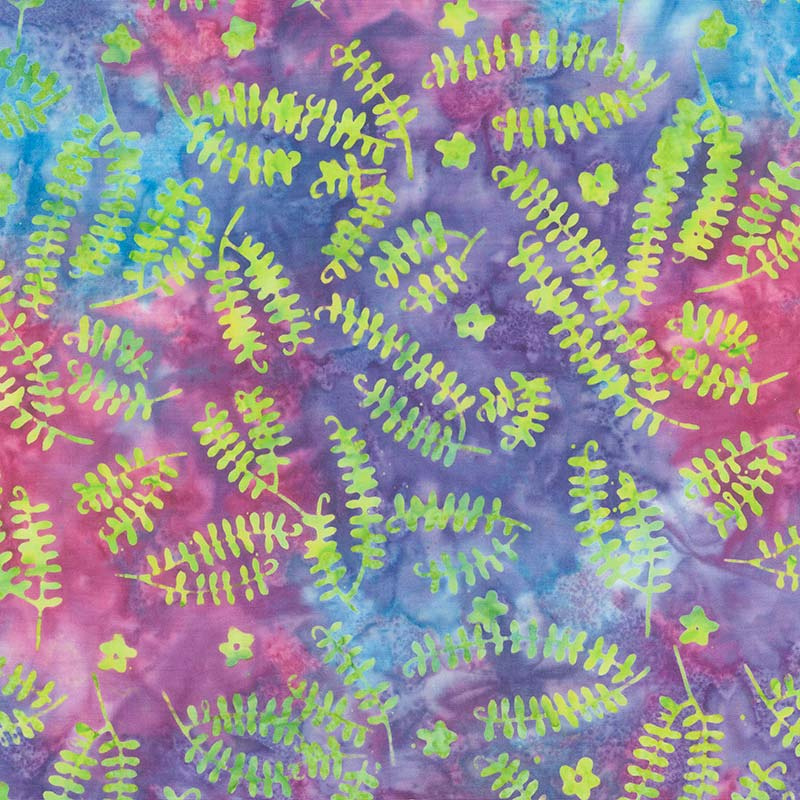 Bahama Batiks - Viney Sunset Yardage