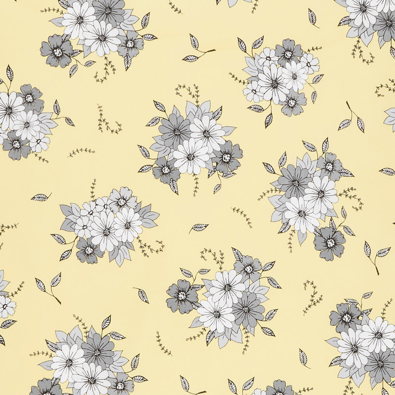 Honey Run - Floral Main Yellow Yardage