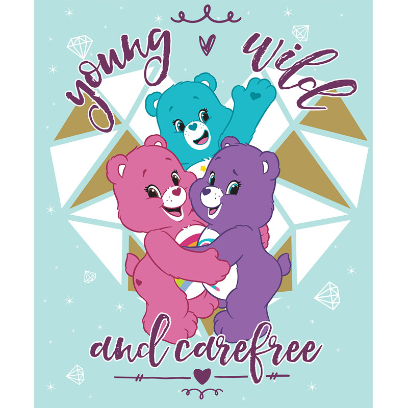 Care Bears - Sparkle & Shine Carefree in Blue with Gold Metallic Panel