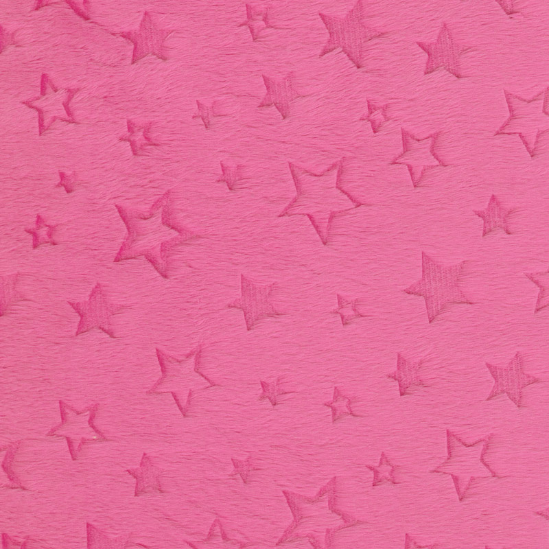 Cuddle Embossed Star - Fuchsia 60