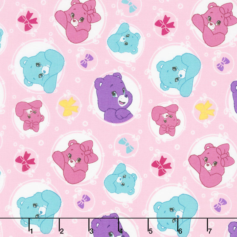 Care Bears - Sparkle & Shine Arrows in Pink Yardage
