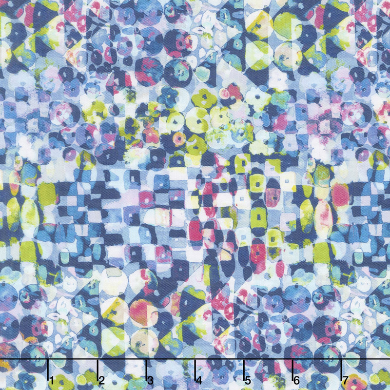 Fleur Couture - Sequins Rhinestone Digitally Printed Yardage