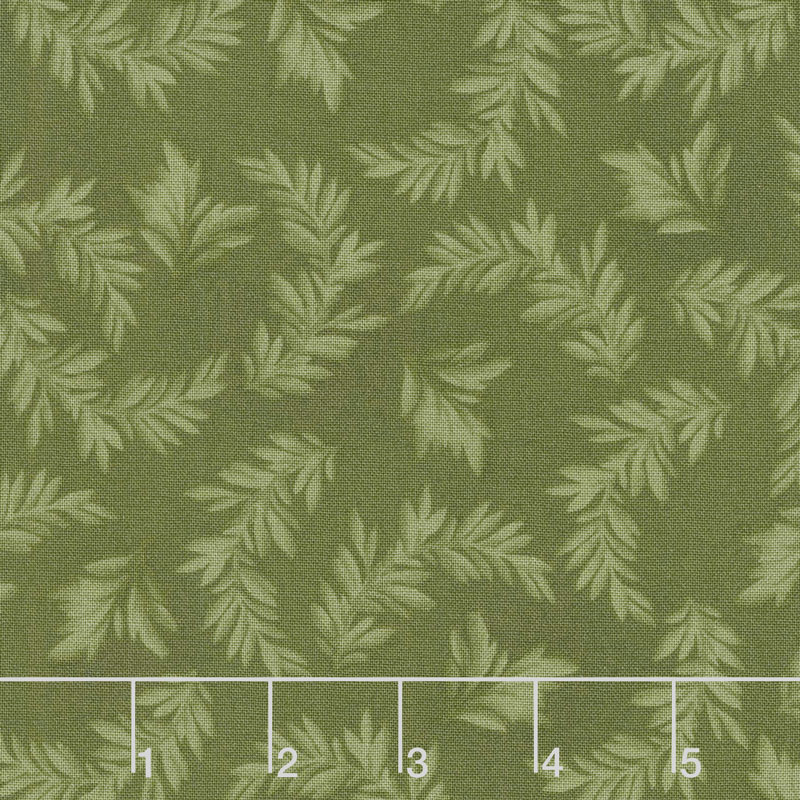 A Fruitful Life - Tonal Leaves Green Yardage