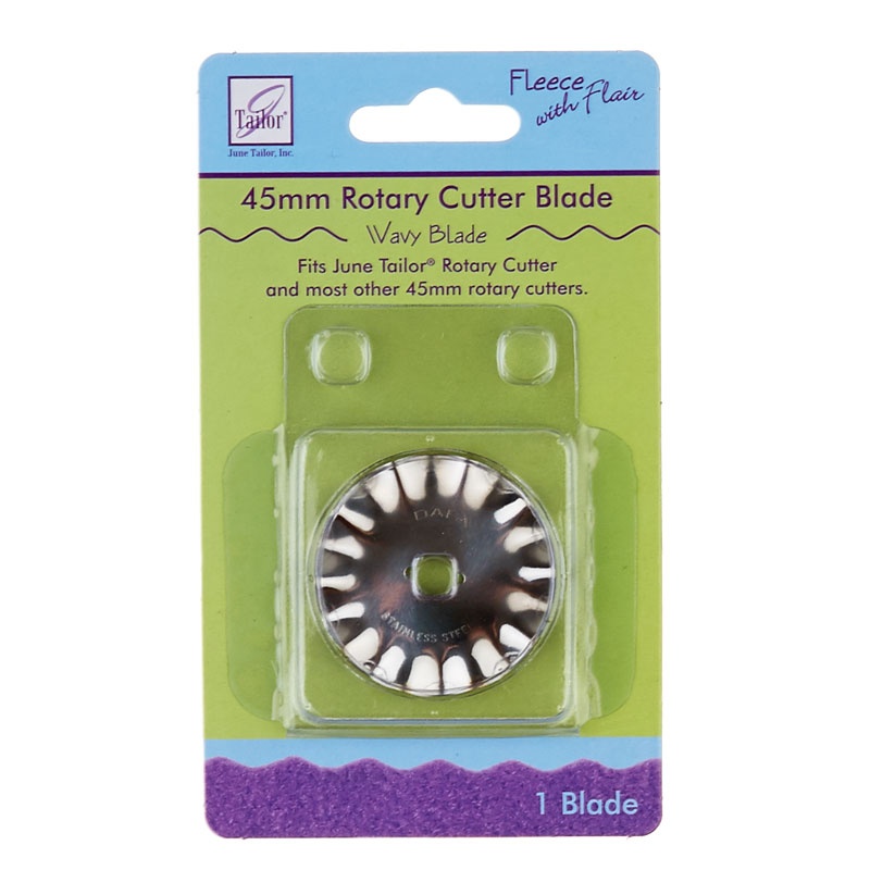 Wavy Rotary Cutter Blade Fleece with Flair June Tailor June...