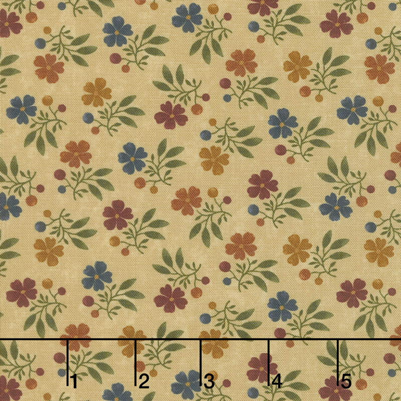 Nature's Glory - Fall Bouquet Tan Yardage