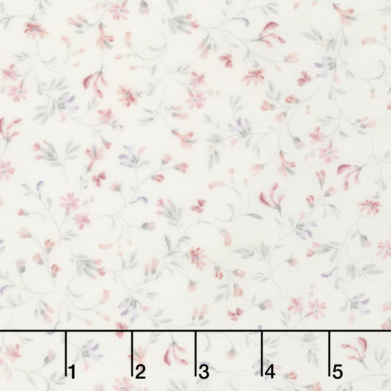 Woodside Blossom - Flowers Vintage Yardage