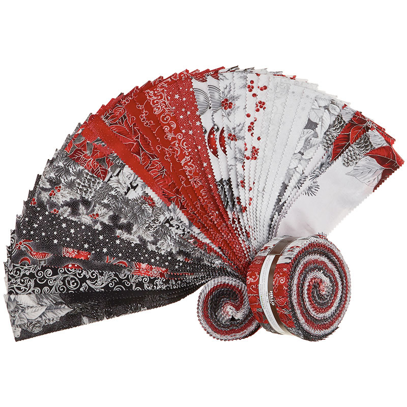 Holiday Flourish 13 Silver Metallic Roll Up